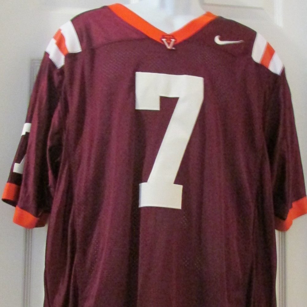 COPY - Vintage Nike Men's XL Michael Vick Virginia Tech University Football Jer…